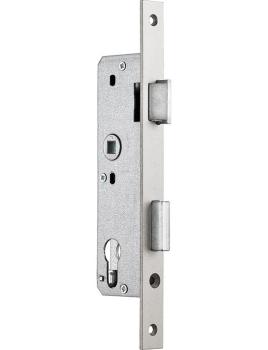 Einsteckschloß für Wohnungsabschlußtüren DIN 72 PZ 20x235mm Stulp R/L rund/kantig